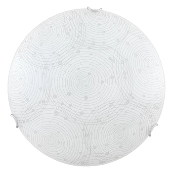 Plafoniera Rabalux ANDRA LED 12W metal alb cu motive cu abajur sticla albstil modern IP20 - 3235