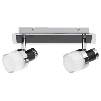 Aplica baie Rabalux HAROLD LED 10W metal negru cu abajur plastic sticla opalstil modern IP44 - 5022