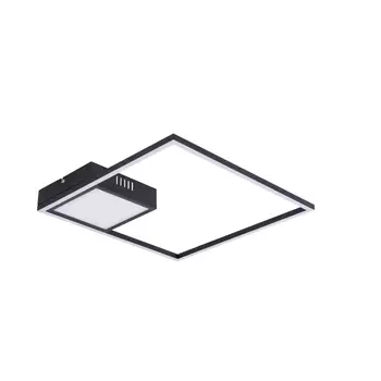 Plafoniera Rabalux SIRIUS LED 30W metal negru mat cu abajur plastic albstil modern IP20 - 5286