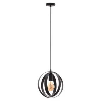 Pendul Rabalux CORTADO E27 metal negru cu abajur metal stil Industrial IP20 - 5360