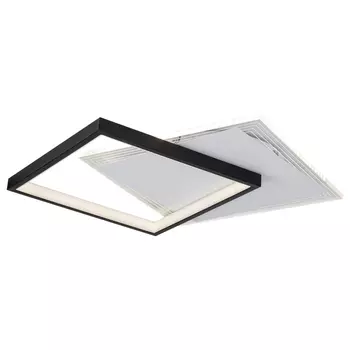 Plafoniera Rabalux MALCOLM LED 35W metal negru cu abajur plastic albstil modern IP20 - 5366