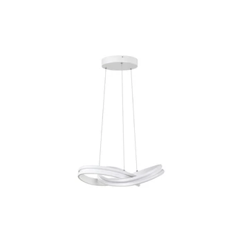 Pendul Rabalux TULIO LED 60W metal alb cu abajur plastic stil modern IP20 - 5891