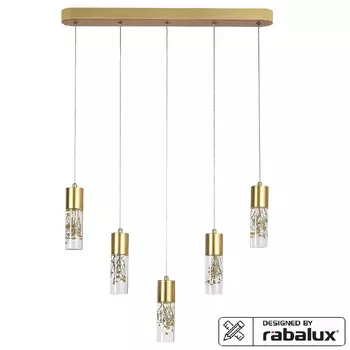 Pendul Rabalux FLORESTA LED 20W metal auriu cu abajur acril stil modern IP20 - 6559