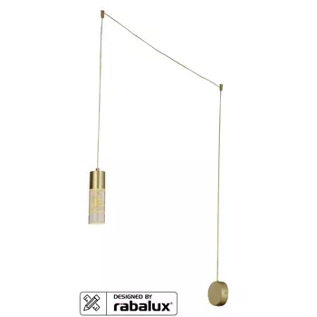 Pendul Rabalux FLORESTA LED 4W metal auriu cu abajur acril stil modern IP20 - 6560