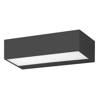 Aplica exterior Rabalux HALDEN LED 9W plastic negru cu abajur plastic albstil modern IP65 - 7935