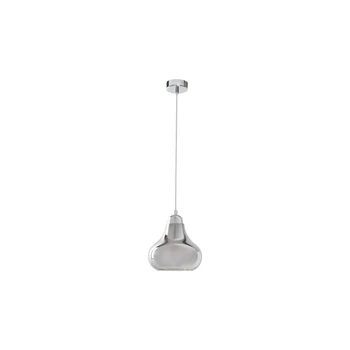 Pendul Rabalux JEZABEL E27 metal crom cu abajur sticla fumuriustil modern IP20 - 7976