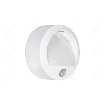 Aplica exterior cu senzor de miscare Rabalux AMARILLO LED plastic alb cu abajur plastic stil minimalist IP44 - 7980