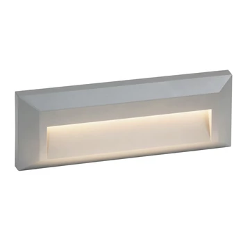 Iluminat trepte exterior Rabalux PUEBLO LED 1,6W plastic gri cu abajur plastic stil functional IP65 - 8011