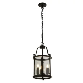 BEVELLED LANTERN - Searchlight-3063-3BK - Pendul