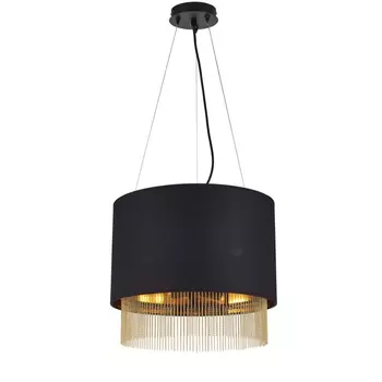 FRINGE - Searchlight-8723-3BK - Pendul