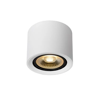 Plafoniera tip spot Lucide FEDLER stil modern aluminiu alb forma rotund GU10-LED IP20 - 09921/12/31