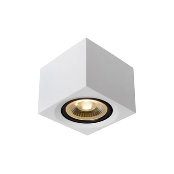 Plafoniera tip spot Lucide FEDLER stil modern aluminiu alb forma unghiular GU10-LED IP20 - 09922/12/31