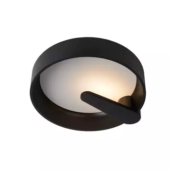 Plafoniera Lucide MIAMI stil modern metal negru opal forma rotund LED IP20 - 74106/40/30