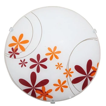 Plafoniera Rabalux IRIS E27 metal plastic colorat cu abajur sticla alb cu motivestil traditional IP20 - 1896