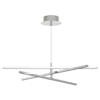 Pendul Rabalux MEREDITH LED 18W metal crom cu abajur plastic albstil minimalist IP20 - 2480