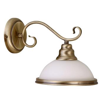 Aplica de perete Rabalux ELISETT E27 metal bronz cu abajur sticla stil clasic IP20 - 2751