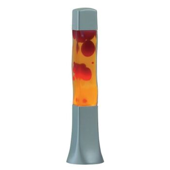 Lampa decor Rabalux MARSHAL E14 25W inclus plastic rosu cu abajur sticla galbenstil traditional IP20 - 4109
