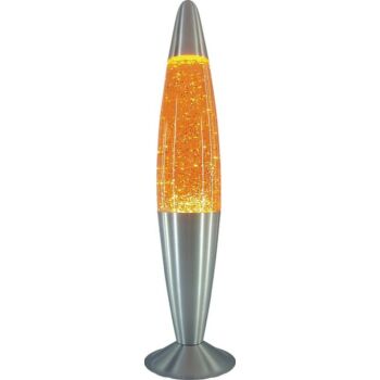 Lampa decor Rabalux GLITTER E14 25W inclus metal portocaliu cu abajur sticla stil traditional IP20 - 4114