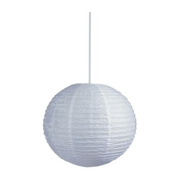 Lampa decor Rabalux RICE alb cu abajur hartie stil traditional IP20 - 4898