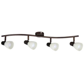 Spot Rabalux SOMA E14 metal maro antic cu abajur sticla cremstil clasic IP20 - 6594