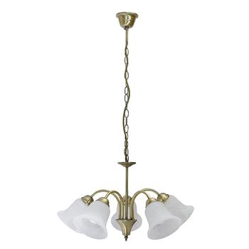 Candelabru Rabalux FRANCESCA E14 metal bronz cu abajur sticla sticla alabastru albstil clasic IP20 - 7375