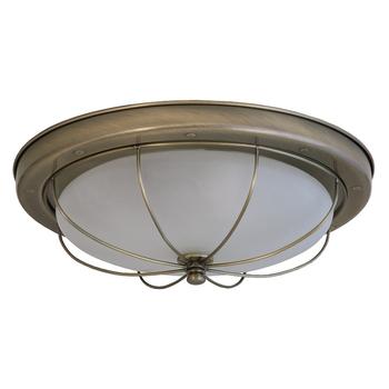 Plafoniera Rabalux SUDAN E27 metal bronz cu abajur sticla albstil Industrial IP20 - 7995