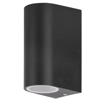 Aplica exterior Rabalux CHILE GU10 metal negru cu abajur sticla stil modern IP44 - 8030