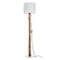 Lampadar Globo NORIN lemn, textil, lemn, alb, E27 - 40210146X