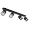 Spot Globo LUCERO metal, plastic, negru, alb, GX53, 28W, 3000K, 4x 364Lm - 57852-4