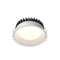Spot incastrabil pentru baie Maytoni OKNO metal, plastic, alb, LED, 3000K-6000K, 12W, 900lm, IP44 - DL055-12W3-4-6K-W