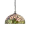 Pendul Prezent TIFFANY metal, sticla Tiffany, maro, multicolor, E27 - 201