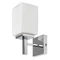 Aplica de perete pentru baie Rabalux ZENKAI metal, sticla, crom, alb, E14, IP44 - 71059