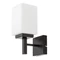 Aplica de perete pentru baie Rabalux ZENKAI metal, sticla, negru, alb, E14, IP44 - 71061