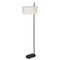 Lampadar Rabalux NARMIN metal, textil, negru, bej, E27 - 74240