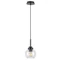 Pendul pentru baie Rabalux TIRINA metal, sticla, negru, transparent, E27 - Rabalux-75006