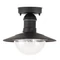 Plafoniera exterior Rabalux OSLO E27 metal negru cu abajur plastic transparentstil mediteran IP44 - 8716