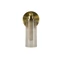 Aplica de perete pentru baie Searchlight IMPERIAL metal,  sticla, alama, transparent, G9 - 29981SB