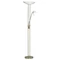 Lampadar Eglo BAYA, dulie R7s+G9, contine becul, IP20, baza din otel bronz, abajur sticla satinat alb | Eglo-85974