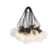 Ghirlanda Globo ALMAGA plastic negru transparent LED 10x 0,27W 2700K (inclus) IP20 - 34090N