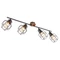 Spot Globo WILLA metal negru metal negru E27 4x 40W (nu contine) IP20 - 54037-4
