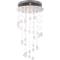 Plafoniera Globo ST. TROPEZ metal chrom acril transparent GU10-LED 4x 4W 3000K (inclus) IP20 - 68595-4