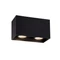Plafoniera tip spot Lucide BODI stil modern aluminiu negru forma dreptunghi GU10 IP20 - 09101/02/30
