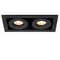 Spot incastrabil Lucide CHIMNEY stil modern aluminiu negru forma unghiular GU10 IP20 - 09926/02/30