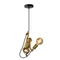 Pendul Lucide EXTRAVAGANZA CHIMP stil retro plastic negru auriu E27 IP20 - 10402/01/30