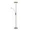 Lampadar Lucide CHAMPION-LED stil modern metal crom satinat forma rotund LED IP20 - 19792/24/12