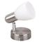 Spot Rabalux SOMA E14 metal crom satinat cu abajur sticla albstil traditional IP20 - 6301