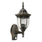 Aplica exterior cu senzor de miscare si crepuscular Rabalux MILANO E27 metal auriu antic cu abajur sticla transparentstil clasic IP43 - 8370