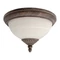 Plafoniera exterior Rabalux MADRID E27 metal auriu antic cu abajur sticla sticla alabastru albstil clasic IP43 - 8377